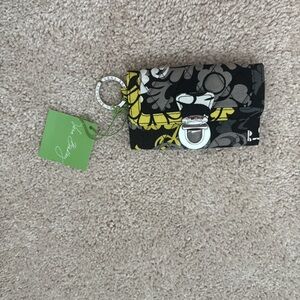 Vera Bradley Yellow and White Patterned Wallet